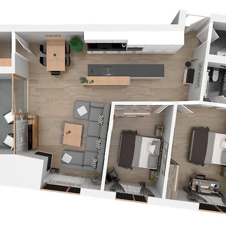 Montanas - Luxuswohnung Mit Kamin - Nahe Caumasee & Talstation Φιλμς Εξωτερικό φωτογραφία